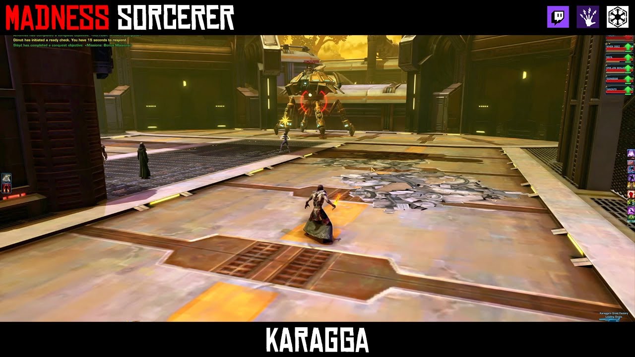 SWTOR Madness Sorcerer - Karagga's Palace Veteran: Karagga