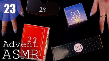 ASMR Advent Calendar 2023 Day 23 (🎧 soft spoken, tapping, scratching)