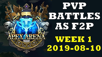 Langrisser M - Apex Arena S1 Week 1 as a F2P - 2019-08-10