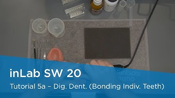 inLab SW 20 Tutorial 5a – Digital Dentures (Bonding Individual Teeth)