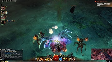 Guild Wars 2 Arah path 1 (Jotun Path) with [de]