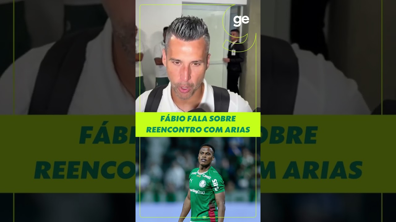 FÁBIO COMENTA REENCONTRO COM EX-COMPANHEIRO JHON ARIAS | #shorts | ge.globo