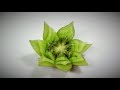 #125 How to make leyered kiwi flower / Jak zrobić warstwowy kwiat z kiwi