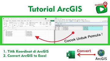 Cara Memasukkan Titik Koordinat di ArcGIS ke Excel | Export Atribut ArcGIS ke Excel - Terbaru 2025