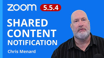 Zoom - Notification for Shared Content - Zoom 5.5.4
