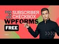 How to Add a Newsletter Subscription Checkbox to WP Contact Form (Free)