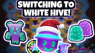 Switching To White Hive For Beesmas Roblox Bee Swarm Simulator