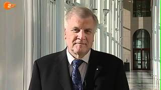 Seehofer: Das können Sie alles senden!