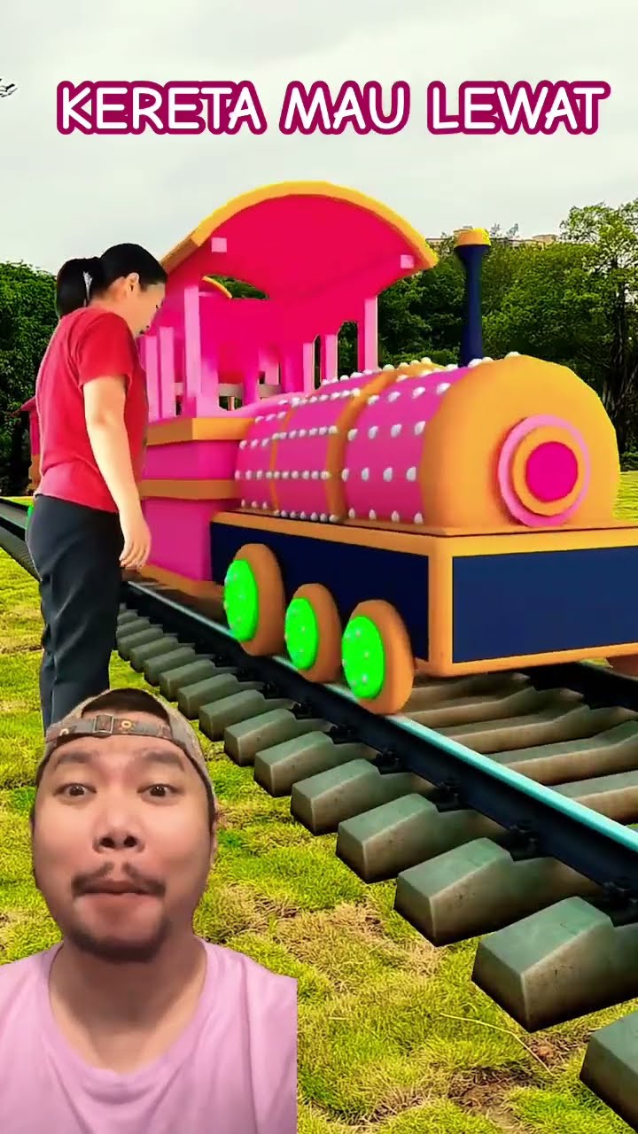 PERMISI KERETA MAU LEWAT!!?? #shorts