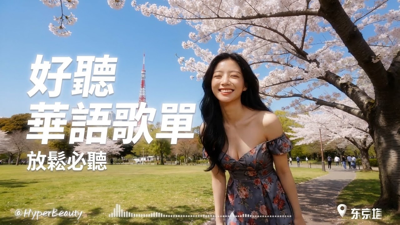 【華語流行音樂歌單 𝙥𝙡𝙖𝙮𝙡𝙞𝙨𝙩002】好聼的原創華語流行音樂 一起在東京塔下櫻花漫步｜放鬆必聽 ｜ 日常 BGM、車載音樂、旅行音樂
