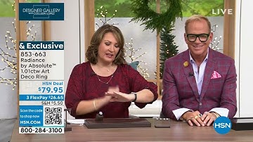 Radiance by Absolute 5.25ctw BezelSet Cushion Pav Bypass...