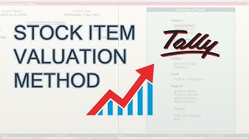 How To Change Default Stock Item Valuation Method In Tally | Inventory Valuation