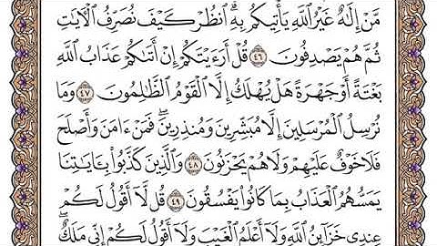 سورة الأنعام الصفحة 133 من القرآن للشيخ ياسر