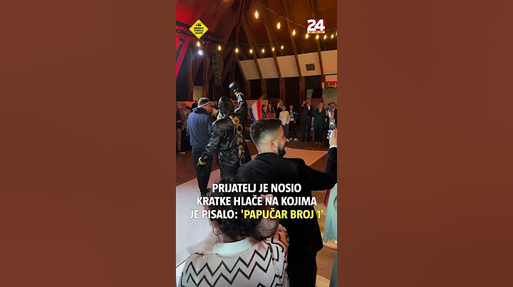 Mladoženja na svadbu ušao kao Cro Cop: Prijatelj je donio hlače na kojima piše ‘Papučar broj 1’