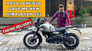 Europe Ride Se Ghar Aate hi Royal Enfield Ne Mujhe Himalayan 452 Dedi  Taking Delivery