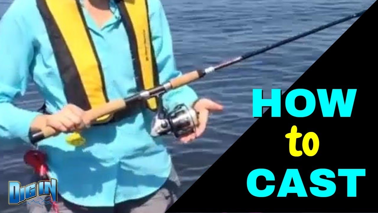 How to Cast a Spinning Reel For Beginners YouTube