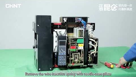 ACB Chint NXA motor charger driven mechanism Frame từ 2000A trở lên above