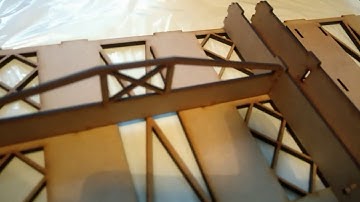 Part 10 Garden Railway Twin Track Bow String Bridge Kit UNDERNEATH STRUCTURE