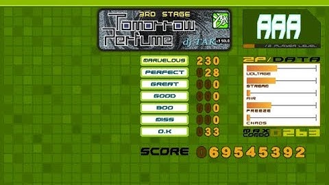 [DDR EXTREME *STEPMANIA MOD*] - Tomorrow Perfume PFC AAA