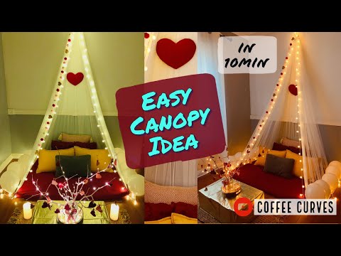 DIY Canopy Idea | Easy Valentine&rsquo;s Day Decoration Ideas