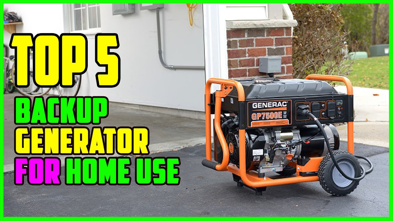 TOP 5 Best Backup Generator for Home Use 2023 YouTube
