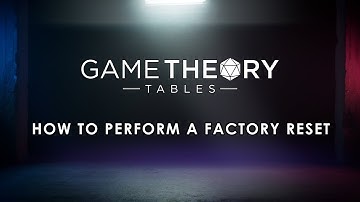 How to Reset The Arena Touchscreen Gaming Table (Step-by-Step)