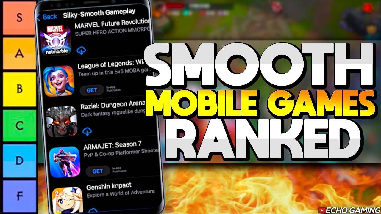 Ranking Must Play Mobile Games in the app store 