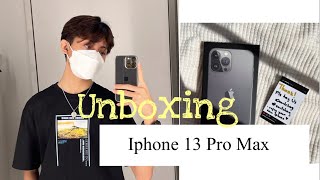 iPhone 13 Pro Max unboxing | Graphite | 256gb & Accessories