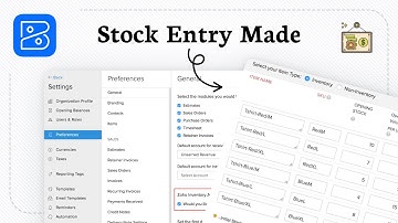 How to add stock in Zoho Books (Simple Product Entry)