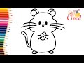 How to draw a Mouse | Easy Drawings | Kids Drawing