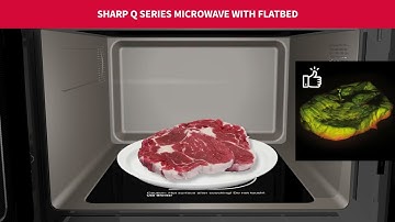 Flatbed vs. Turntable - The benefits of SHARPs "quality series" microwave ovens