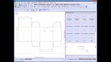 Drafting with Parametric Components | EngView packaging software | v.6
