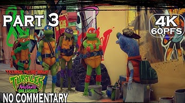 tmnt mutants unleashed walkthrough no commentary 4k 60fps part 3