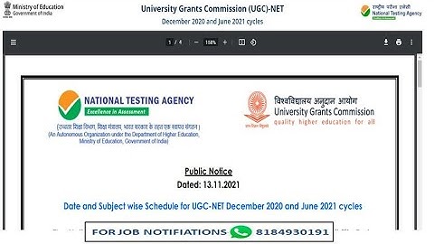 BREAKING AND IMPORTANT UPDATE NTA UGC NET DEC 2020 JUNE 2021 MERGE CYCLE EXAM