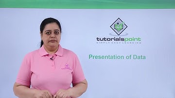 Class 11th – Presentation of Data | Statistics for Economics | Tutorials Point