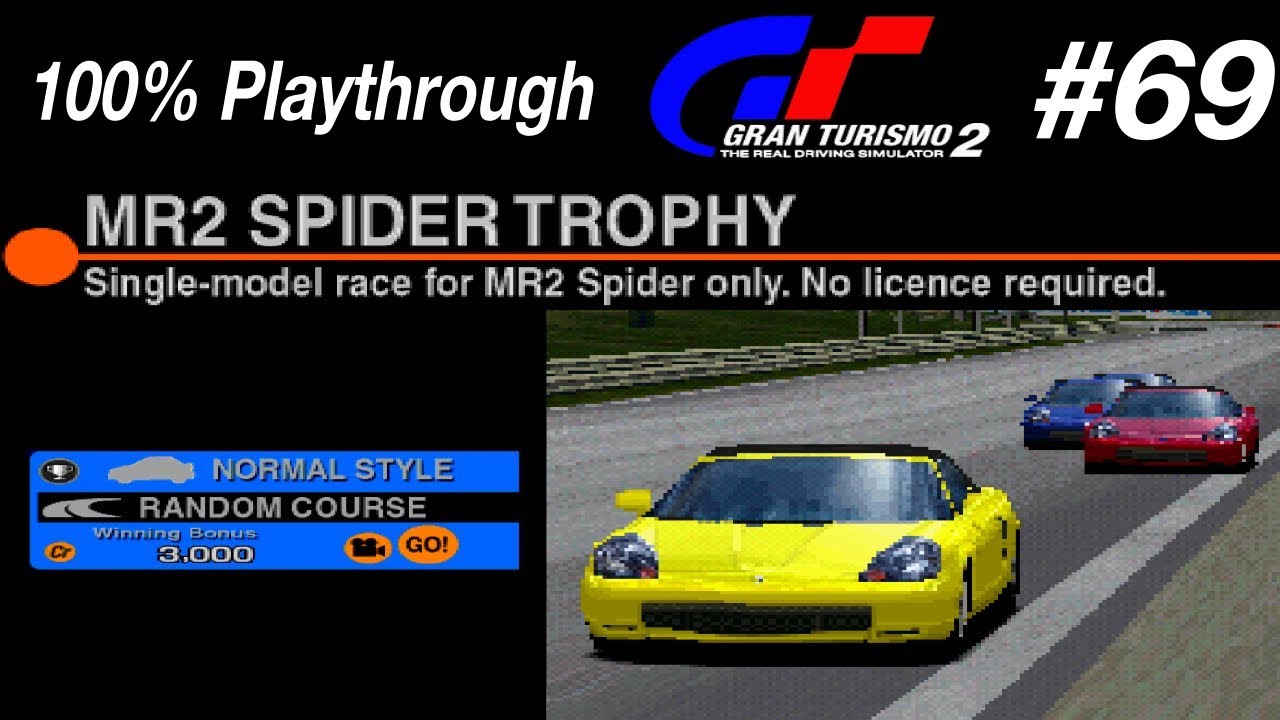 Gran Turismo 2 - #69 - MR2 Spider Trophy