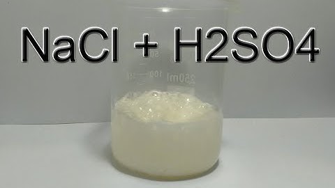 NaCl + H2SO4 in HD