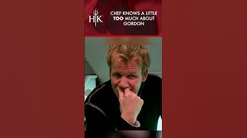 This Chef Knows A Little TOO Much About Gordon Ramsay 🫣 #Shorts