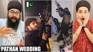 WTF! Indian Couple Reaction to Pathan Wedding Firing in Pakistan