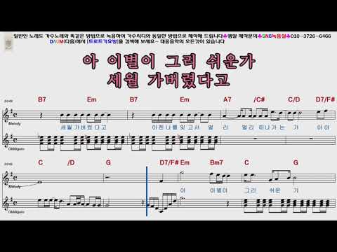 노영심 그리움만쌓이네 