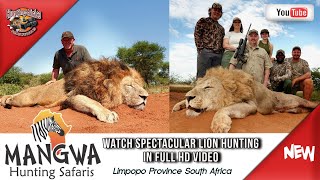 Mangwa Hunting Safari&#39;s South Africa Lion &amp; plains game hunting