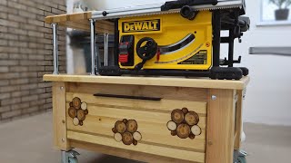 DEWALT DWE 7492 | DIY Mobile Workbench with Table Saw