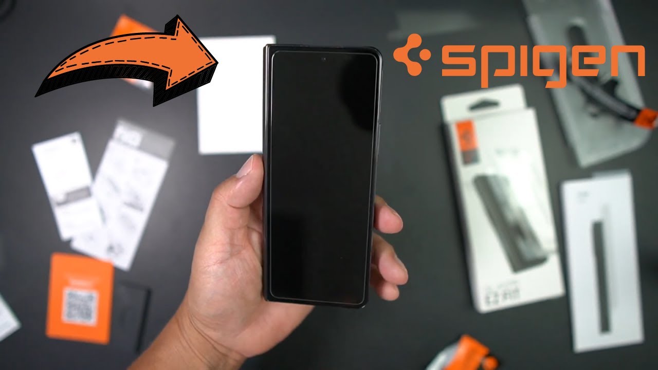 Best Screen Protector for Samsung Galaxy Z Fold 4 Spigen Tempered Glass