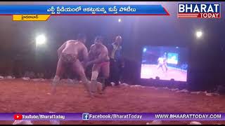 Wrestling Compeions 2018 At Lb Stadium Hyderabad Bharat Today