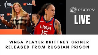 LIVE: WNBA Commissioner Cathy Engelbert holds news conference on Brittney Griner release