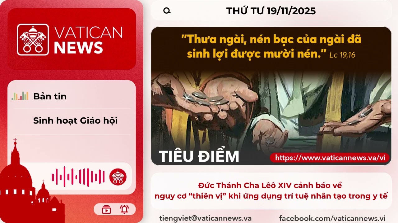 Radio thứ Tư 19/11/2025 - Vatican News Tiếng Việt