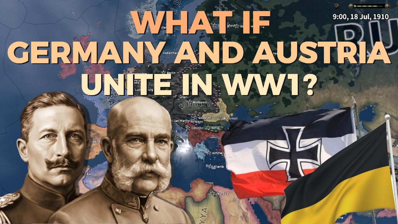 What if Germany and Austria Unite in WW I? / Hoi4 Timelapse - YouTube