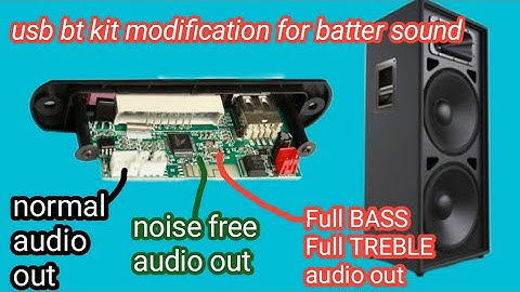 usb bluetooth audio board sound quality kaise badhaye || bluetooth kit noise problem solution
