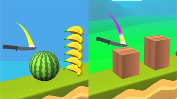 Knife Jump! Very Satisfying And Relaxing ASMR Slicing Game