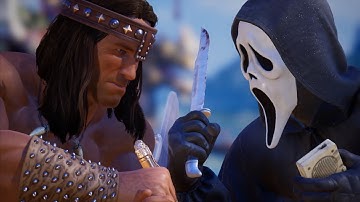 CONAN VS GHOSTFACE - mortal kombat 1